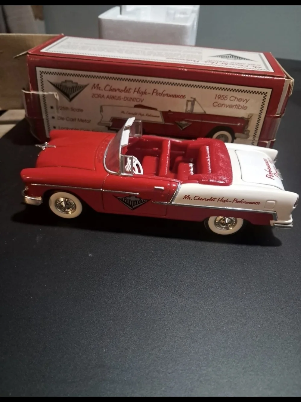 Red Convertible Classic Toy Car - Kids Toys